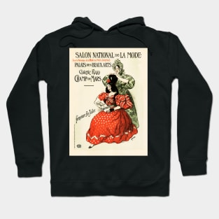 SALON NATIONAL DE LA MODE Vintage French Fashion Show Exhibition Advertisement Art Hoodie